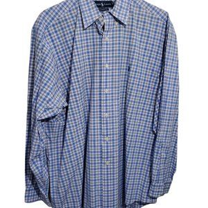 Men's Ralph Lauren Blue Label Long Sleeve Button Down Shirt Large/ 16.5